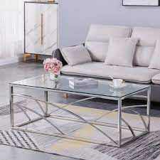 Accent Glass Coffee Table