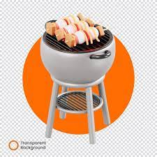Premium Psd Grilled Grill 3d Icon