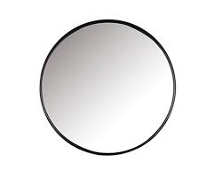 Buy Black Aluminum Round 32 Inch Mirror