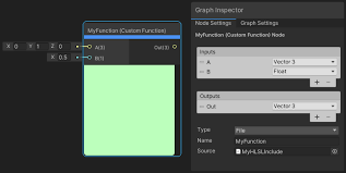 custom function node shader graph