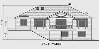 Side Garage Basement House Plans