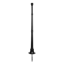 Gama Sonic 64 In Black Outdoor Cast