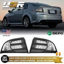 Depo Black Clear Tail Light Frames