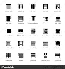 Blinds Glyph Icons Here Containing
