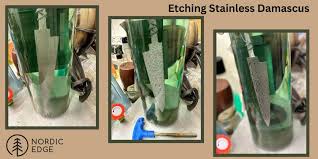 How To Etch Stainless Damascus Steel