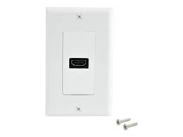 Wall Mount Plate White Hdmiplate