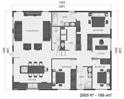 2000 Sq Ft House Plan 40x50 Modern