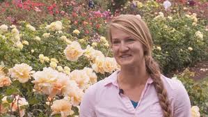 Woman Curator At Portland Rose Garden