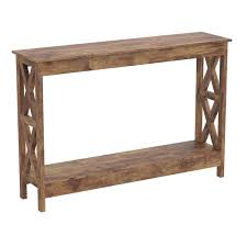 Safdie Co 47 25 L 1 Shelf Console Table In Brown