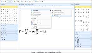 Visual Math Editor Equatheque