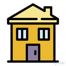House Building Icon Outline House
