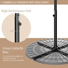 10 Feet Patio Umbrella With Crank And