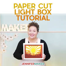 Paper Cut Light Box Tutorial To Make