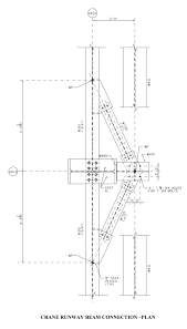 crane runway beam connection eng details
