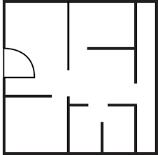 Plan Icon On White Background Flat