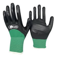 Smooth Nitrile Half Coated Gloves