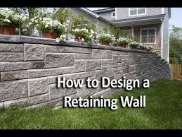 How To Design A Retaining Wall