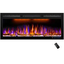 Electric Fireplace Recessed Heater