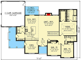 Ranch House Plan With Den 890106ah