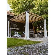 Pergola Kit With Knect 2x4 Top Rafter Brackets For 4x4 Wood