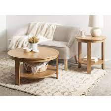 Natural Round Mdf Coffee Table