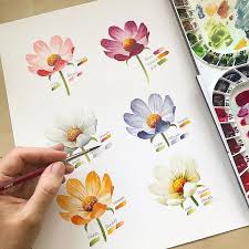 Watercolor Flower Art