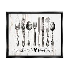 Lined Floater Frame Food Wall Art