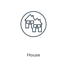 Minimalist House Logo Stock Photos