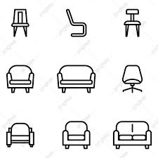 Armchair Sofa Clipart Vector Furniture