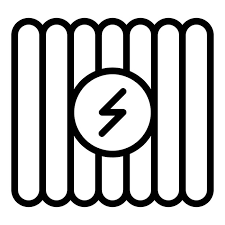 Wall Radiator Icon Outline Vector