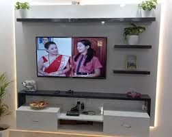 Wall Mounted Residential Tv Unit For