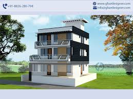 Triplex House Plans Ghar Designer