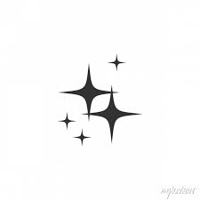 Sparkles Icon Vector Sign Isolated For