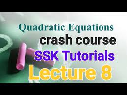 Quadratic Equation Std 10th Maharashtra