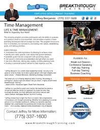 Time Management Flyer Web Icon 2016