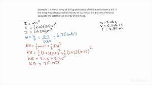 Calculating The Total Kinetic Energy Of