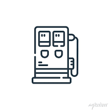 Charging Station Icon Thin Linear