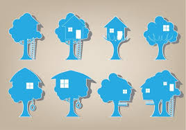Tree House Vector Art Icons And