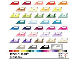 Iron Clipart Sticker Element Laundry