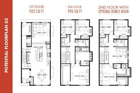 Floor Plans Narrow Lot House Plans