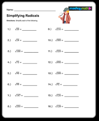 Free 9th Grade Math Worksheets
