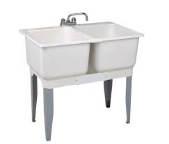 Laundry Sink With Faucet Wash Tub