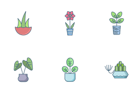 792 Indoor Plant Icon Packs Free In