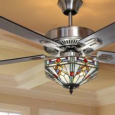 Stained Glass Ceiling Fan