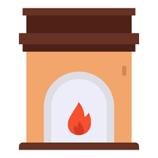 Fireplace Good Ware Flat Icon