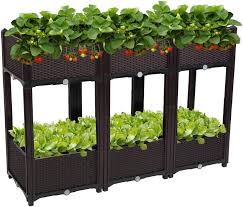 Vingli Square Raised Garden Bed Self