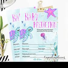 Sea Girl Turtle Baby Shower
