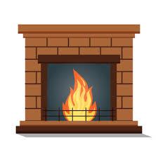 Fireplace Icon Isolated Comfortable