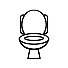 Loo Seat Stomachache Toilet Icon