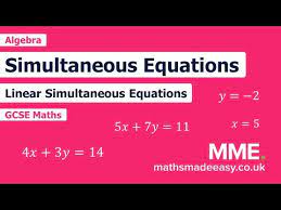 Simultaneous Equations Worksheets